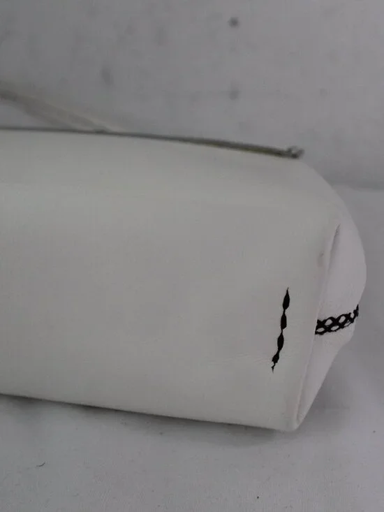 NEW Henry Beguelin White Shoulder Bag Omino Logo Turn Lock Handbag - Picture 10 of 16